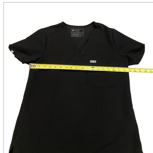 Figs Technical Collection Black Women's Scrub Top Size M - Picture 5 of 7